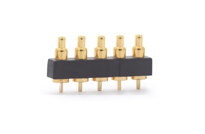 5-pins veerbelast contact Pogo-pin