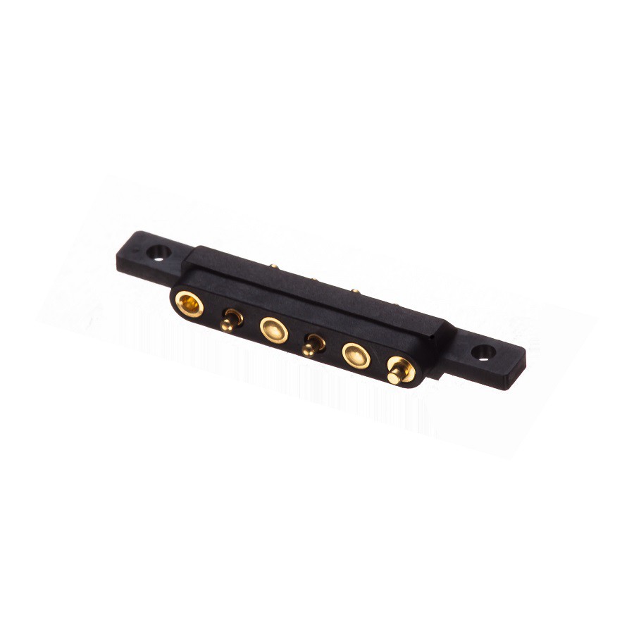 Dip Soldeer-cup 4Pin Pogo Pin Connector