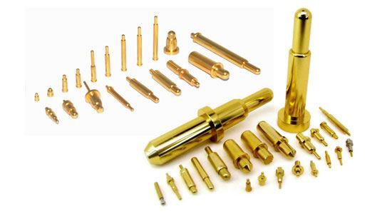 Materialen en beplating voor Spring Pogo-pinnen