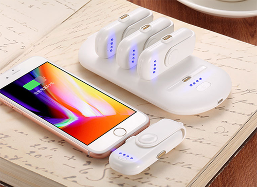 Verwijderbare magnetische Pogo Pin Power Bank