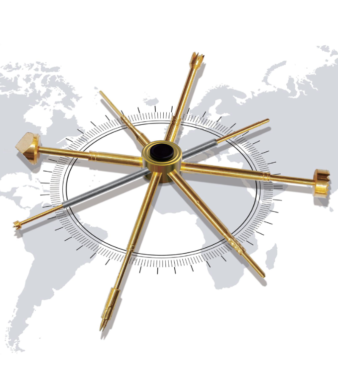 Hoge stroom veerbelaste Pogo-pin