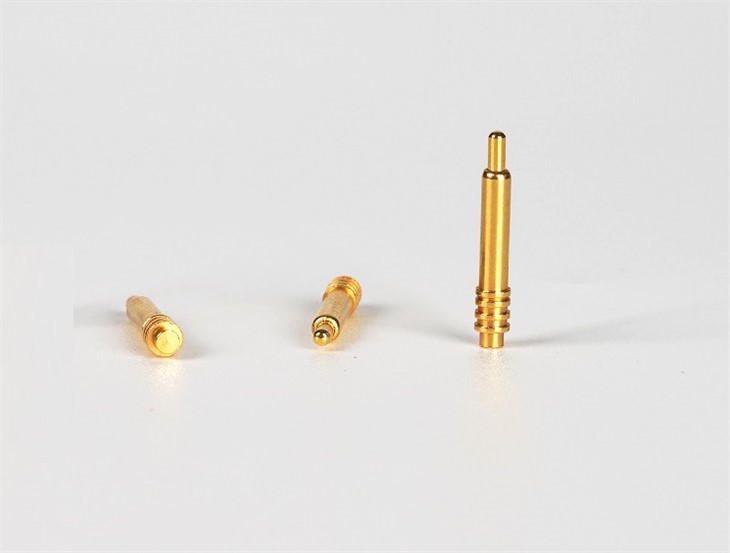 Vergulde gouden rechte naald Pogo-pin