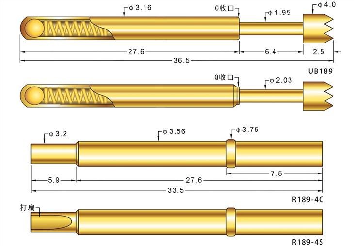Double-headed Contact Probe