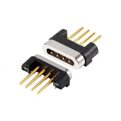 4-pins Pogo-pin magnetische connector