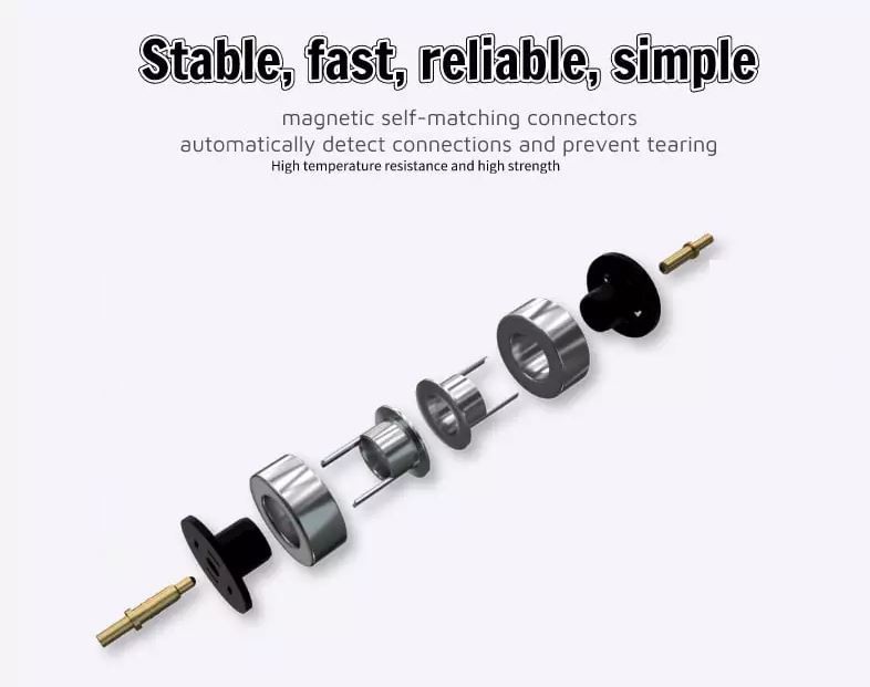 Onze magnetische Pogo Pin-connector