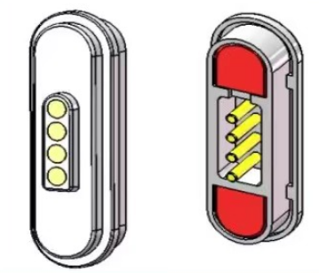 De toepassing van een pogo-pin magnetische connector