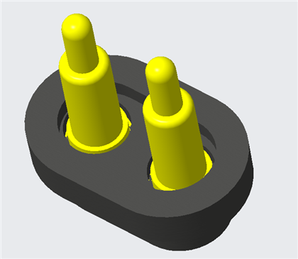 Waterdichte mannelijke en vrouwelijke Pogo-pinconnector