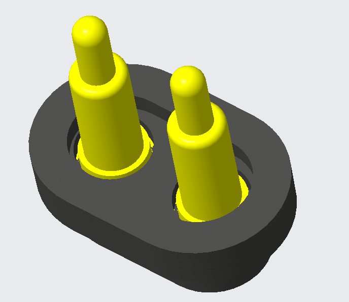 Waterdichte mannelijke en vrouwelijke Pogo-pinconnector